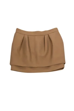 Maje - Tan Bubble Skirt Skirt Sz 6