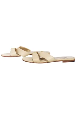 Manolo Blahnik - Light Beige Nappa Leather 