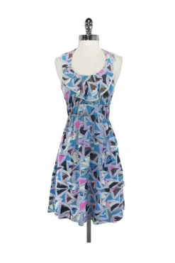 Marc by Marc Jacobs - Abstract Print Elastic Waist Dress Sz XS