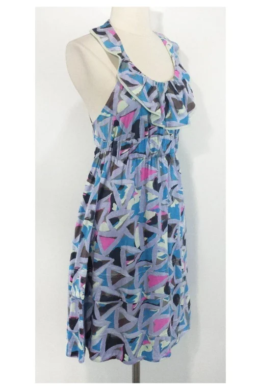 Marc by Marc Jacobs - Abstract Print Elastic Waist Dress Sz XS