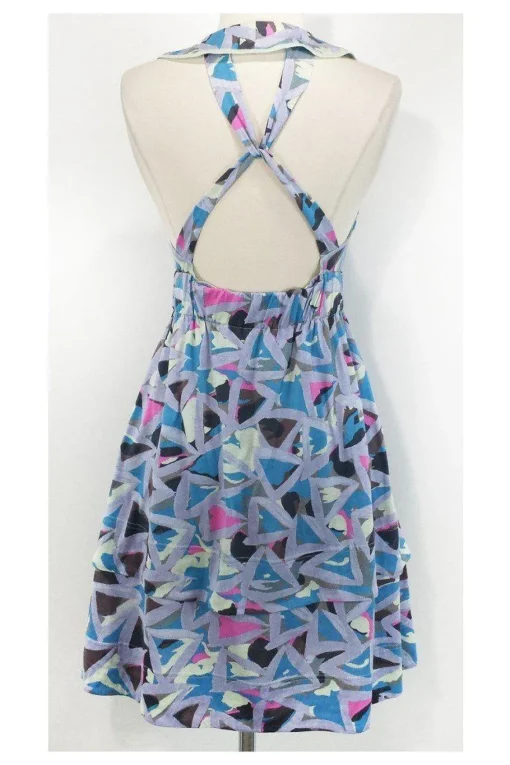 Marc by Marc Jacobs - Abstract Print Elastic Waist Dress Sz XS