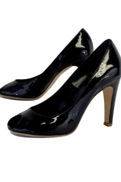 Marc by Marc Jacobs - Black Patent Leather Peep Toe Pumps Sz 6