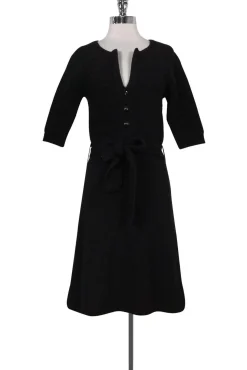 Marc by Marc Jacobs - Black Wool Knit Dress Sz S