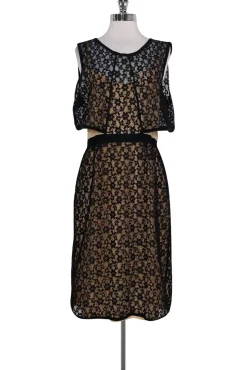 Marc by Marc Jacobs - Black Lace Dress Sz L