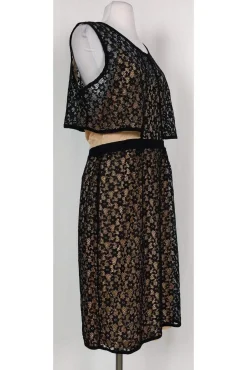 Marc by Marc Jacobs - Black Lace Dress Sz L