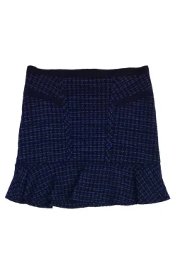 Marc by Marc Jacobs - Blue Tweed Flared Skirt Sz 6