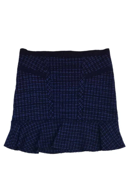Marc by Marc Jacobs - Blue Tweed Flared Skirt Sz 6