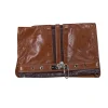 Marc by Marc Jacobs - Brown Leather Lock Front Detail Clutch