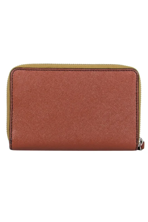 Marc by Marc Jacobs - Green & Brown Color-Block w/ Tan Trim Wristlet