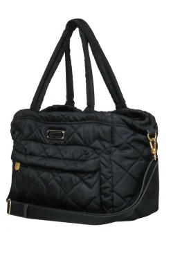 Marc by Marc Jacobs - Large Black Quilted Tote w/ Shoulder Strap