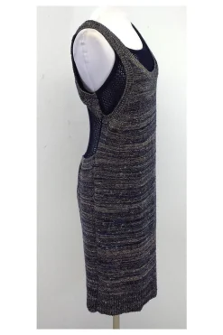Marc by Marc Jacobs - Navy & Beige Knit Layered Dress Sz M