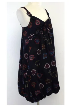 Marc by Marc Jacobs - Navy Leaf Print Dress Sz 2