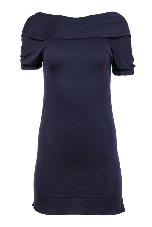Marc by Marc Jacobs - Plum Boat Neck Sheath Dress Sz XS