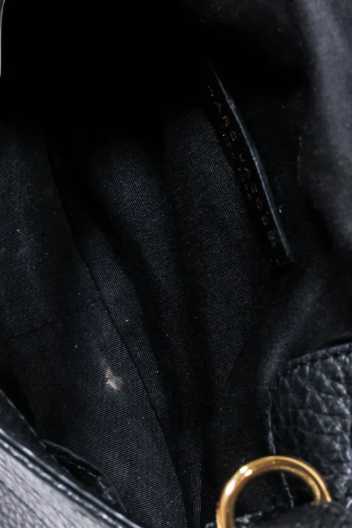 Marc Jacobs - Black Pebbled Leather Crossbody Bag