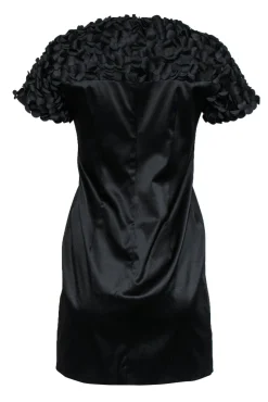 Marc Jacobs - Black Textured Short Sleeve Dress Sz 4
