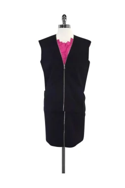 Marc Jacobs - Black Wool Zip Dress Sz 6
