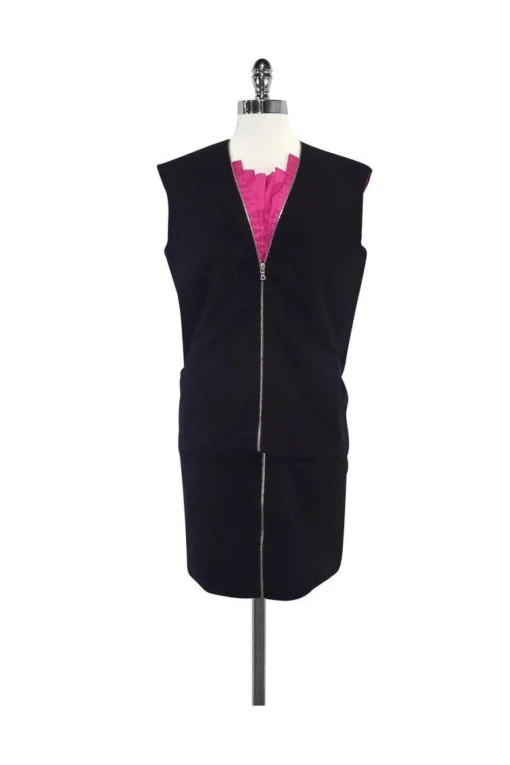 Marc Jacobs - Black Wool Zip Dress Sz 6