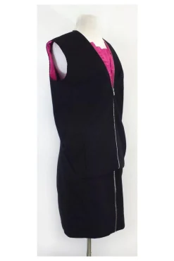 Marc Jacobs - Black Wool Zip Dress Sz 6