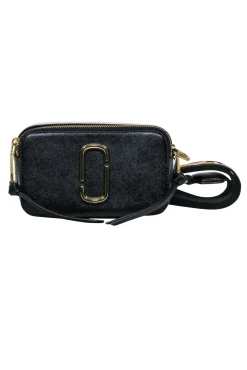 Marc Jacobs - Colorblock Black, Pink & Gold Snapshot Crossbody