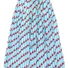 Marc Jacobs - Geometric Print Cotton Wrap Midi Skirt Sz 0
