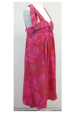 Marc Jacobs - Pink, Purple & Blue Floral Silk Dress Sz 10