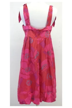 Marc Jacobs - Pink, Purple & Blue Floral Silk Dress Sz 10