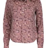 Marc Jacobs - Purple Floral Long Sleeve Collared Shirt Sz M
