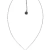 Marc Jacobs - Silver & Black Iconic Logo Pendant Necklace