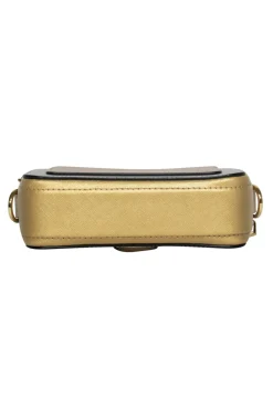 Marc Jacobs - SIlver & Gold Metallic “Snapshot” Crossbody Bag