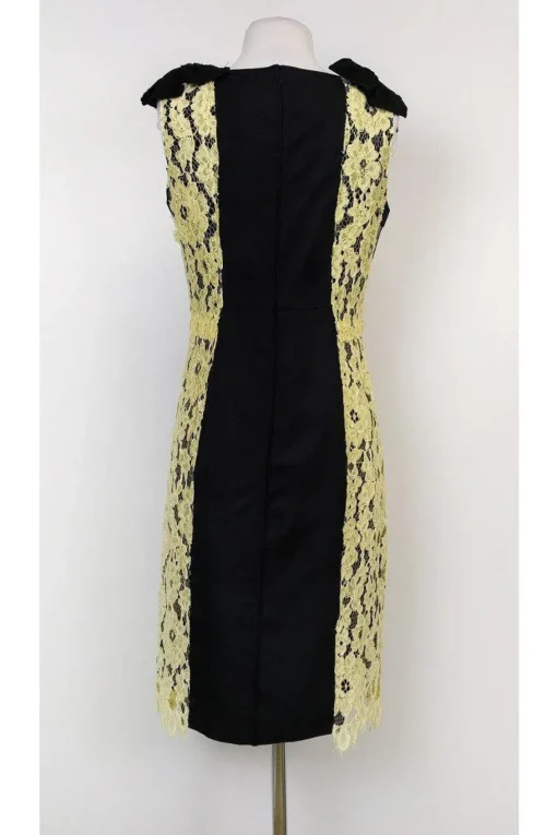 Marc Jacobs - Yellow & Black Lace Dress Sz 2