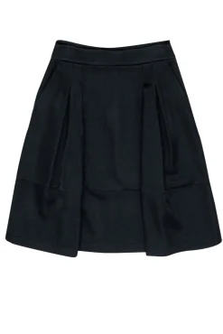 Marcellamoda - Navy Midi Skirt w/ Pockets Sz L