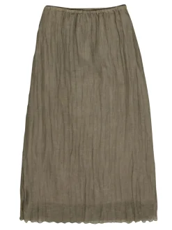 Margaret O'Leary - Sage Green Linen Maxi Skirt Sz M