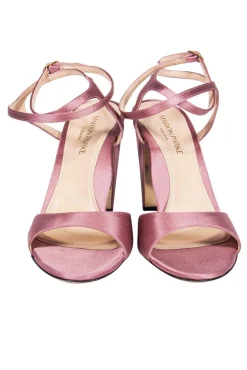 Marion Parke - Blush Pink Satin Loretta Heels Sz 8.5