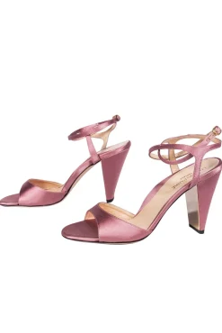Marion Parke - Blush Pink Satin Loretta Heels Sz 8.5