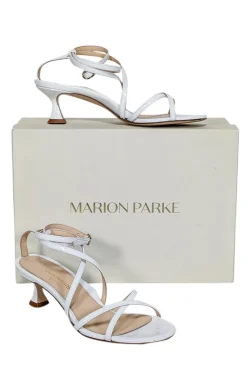 Marion Parke - White "Raina" Strappy Sandal Sz 7