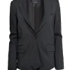 Marissa Webb - Black Single Button Closure Blazer Sz S