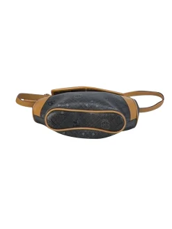 Mark Cross - Grey Coated Canvas Print Crossbody Bag