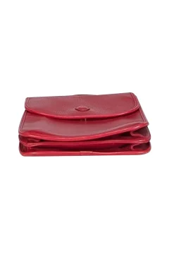 Mark Cross - Red Pebbled Leather Crossbody Bag