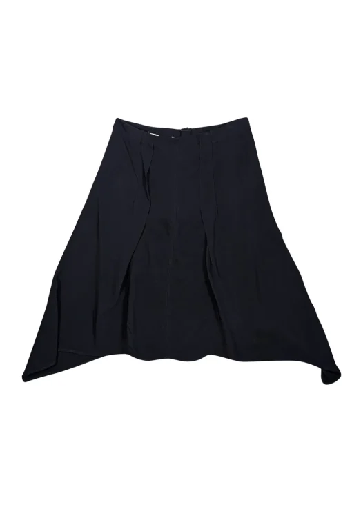 Marni - Black Pleated Waist Detail Skirt Sz 6
