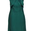 Marni - Green Cap Sleeve Sheath Dress w/ Bow Sz S