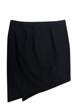 Mason - Black Asymmetrical Mini Skirt w/ Side Cutout Sz 4