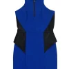 Mason - Royal Blue & Lambskin Trim Dress Sz 0