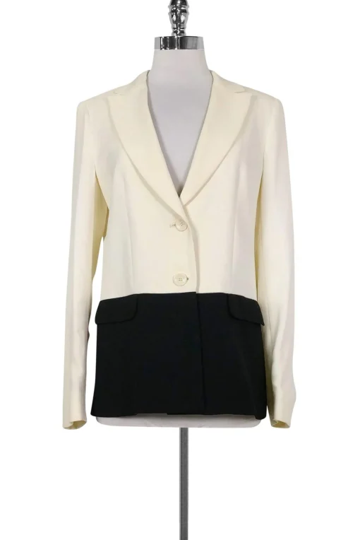 Max & Co. - Cream & Black Blazer Sz 6