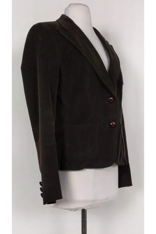 Max Mara - Brown Corduroy Blazer Sz 6