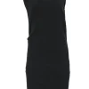 Max Mara - Charcoal Sleeveless Shift Dress Sz 10