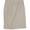 Max Mara - Cream Striped Skirt Sz 6