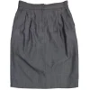 Max Mara - Grey Wool Blend Suit Skirt Sz 4