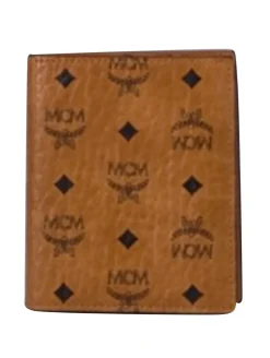 MCM - Tan Visetos Coated Canvas Bifold Wallet