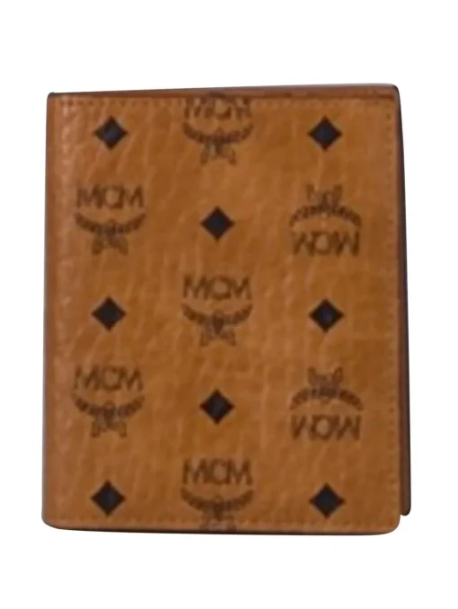 MCM - Tan Visetos Coated Canvas Bifold Wallet