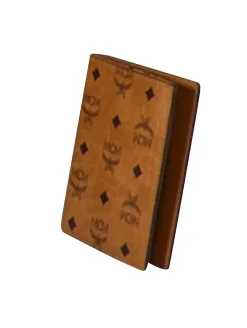MCM - Tan Visetos Coated Canvas Bifold Wallet